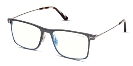 Tom Ford TF5865-B Gray glasses - Gray - Angle View