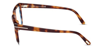 Tom Ford TF5889-B Tortoise glasses - Tortoise - Side View
