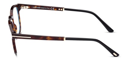 Tom Ford TF5891-B Tortoise glasses - Tortoise - Side View