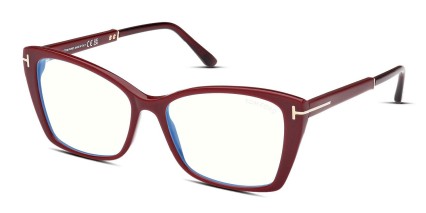 Tom Ford TF5893-B Red glasses - Red - Angle View