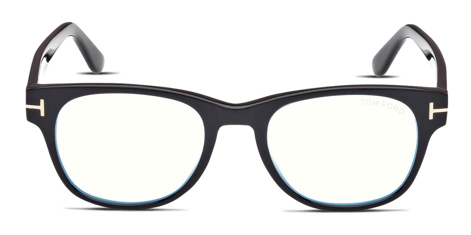 Tom Ford TF5898-B Shiny Black glasses - Shiny Black - Frontal View