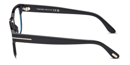 Tom Ford TF5898-B Shiny Black glasses - Shiny Black - Side View