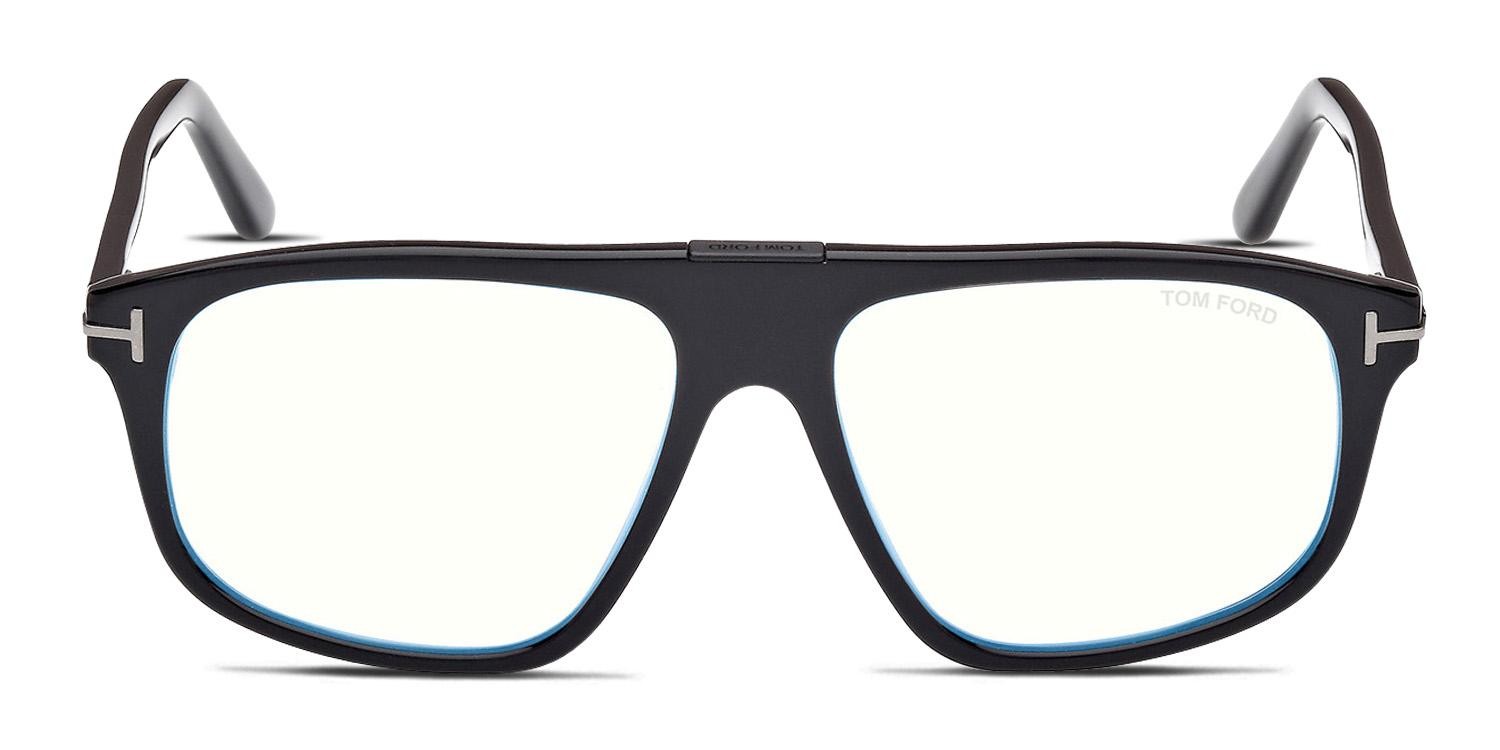 Tom Ford TF5901-B-N Shiny Black glasses - Shiny Black - Frontal View
