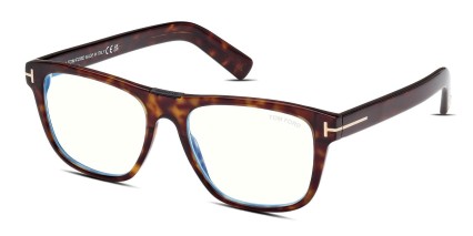 Tom Ford TF5902-B Brown, Tortoise glasses - Brown / Tortoise - Angle View