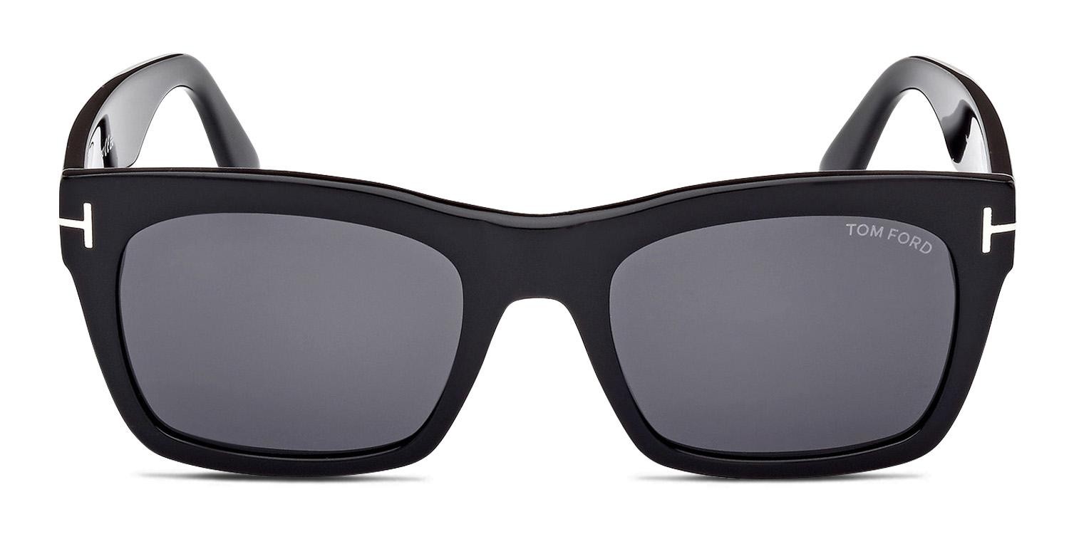 Tom Ford TF1062 Nico-02 Shiny Black glasses - Shiny Black - Frontal View