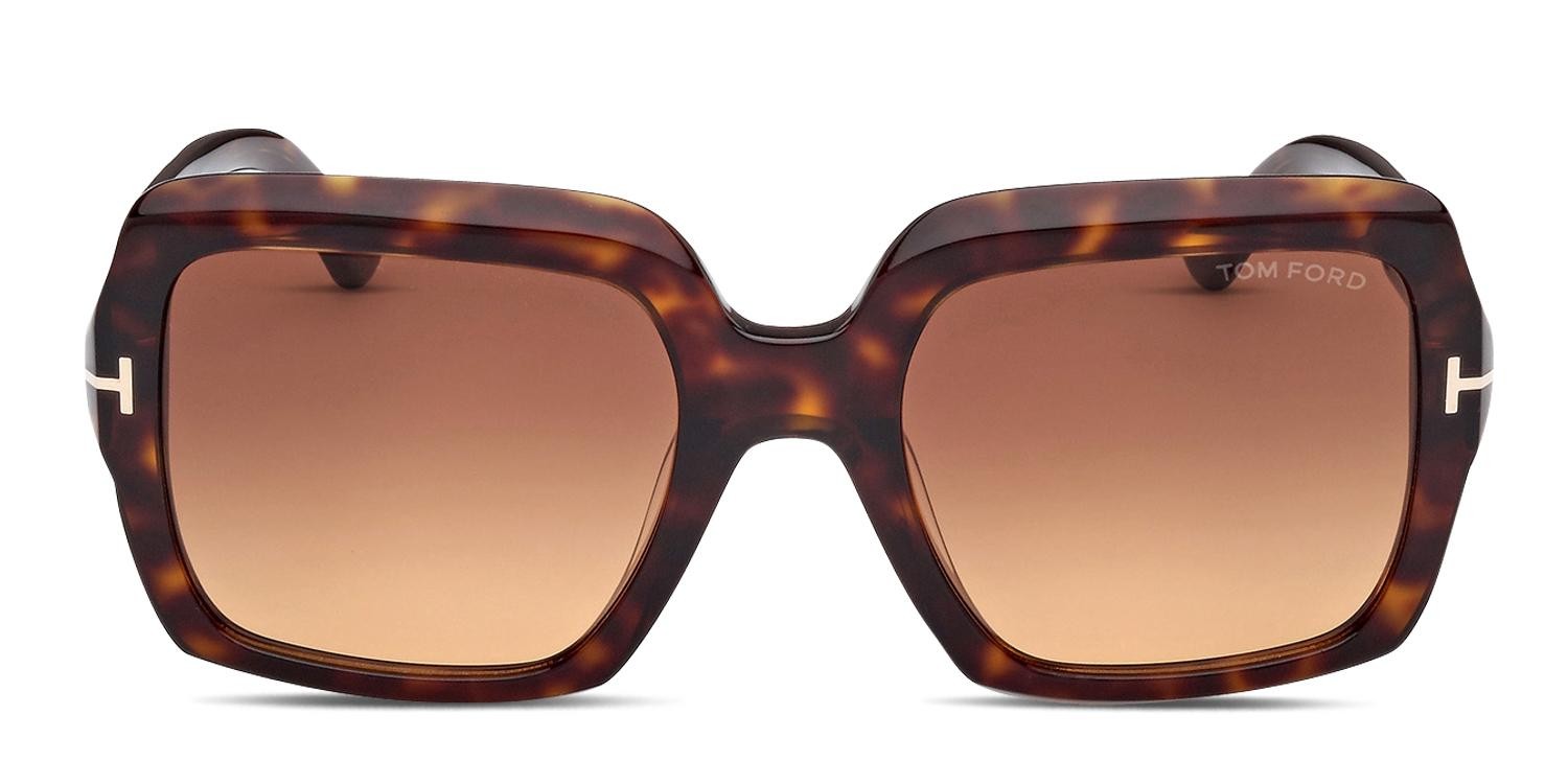 Tom Ford TF1082 Kaya Tortoise glasses - Tortoise - Frontal View