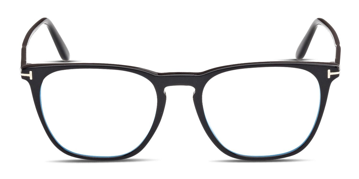 Tom Ford TF5937-B Shiny Black glasses - Shiny Black - Frontal View