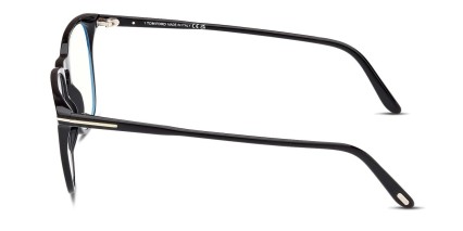 Tom Ford TF5937-B Shiny Black glasses - Shiny Black - Side View