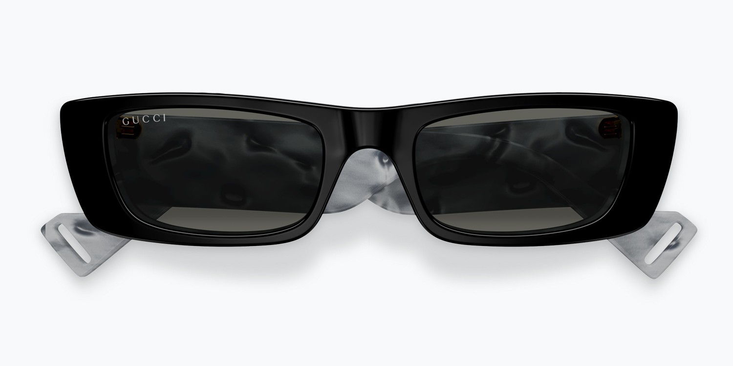 Gucci GG0516S Shiny Black glasses - Shiny Black - Frontal View