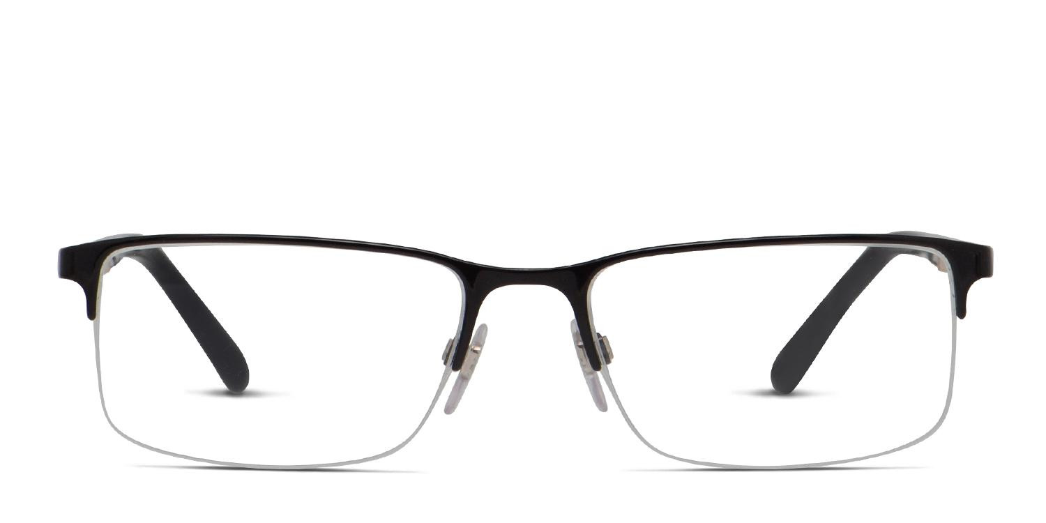 Burberry BE1282 Black glasses - Black - Frontal View