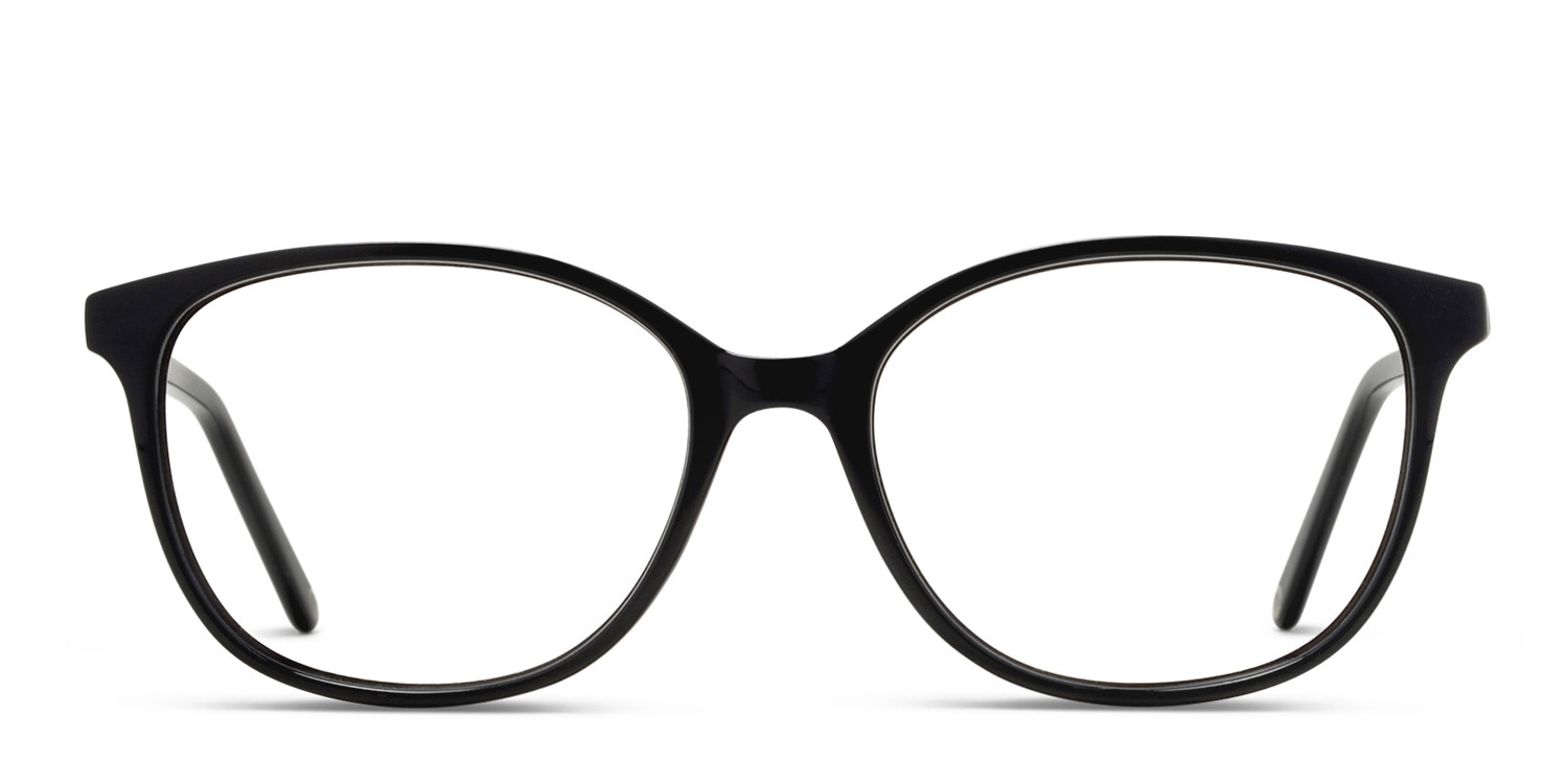 Muse Jeannie Shiny Black glasses - Shiny Black - Frontal View