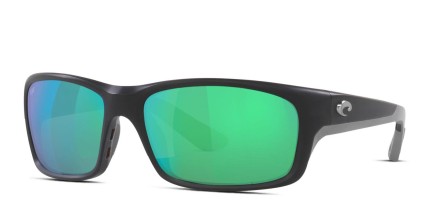 Costa Del Mar 06S9106 Jose Pro Matte Black, Green glasses - Matte Black / Green - Angle View